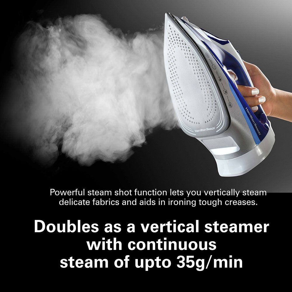 Hamilton Beach - Steam Iron - Blue - 2500 W