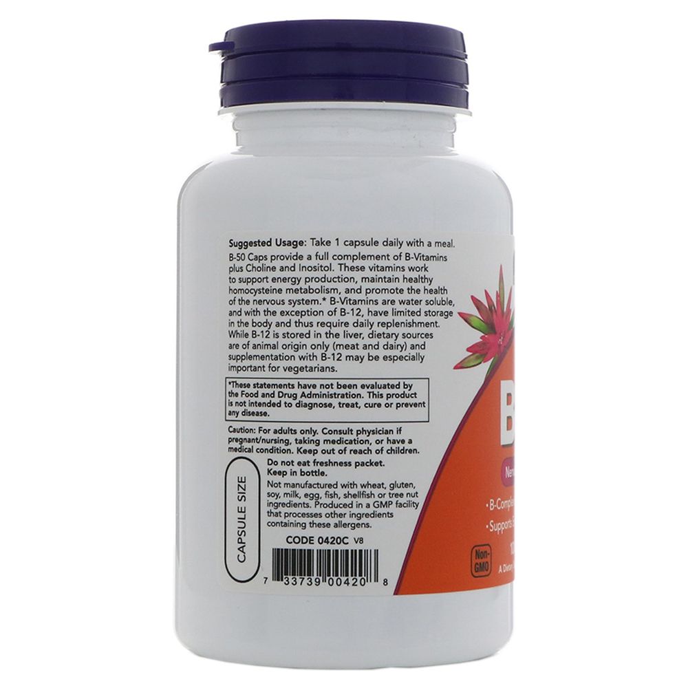 NOW - B-50 100 Veg Capsules