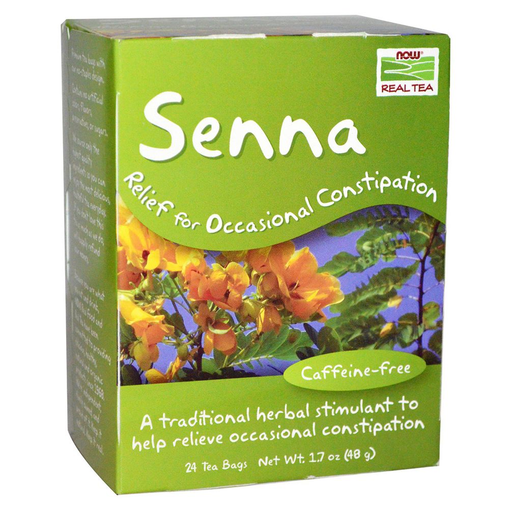 NOW - Senna Organic Tea 24 Tea Bags 1.7oz