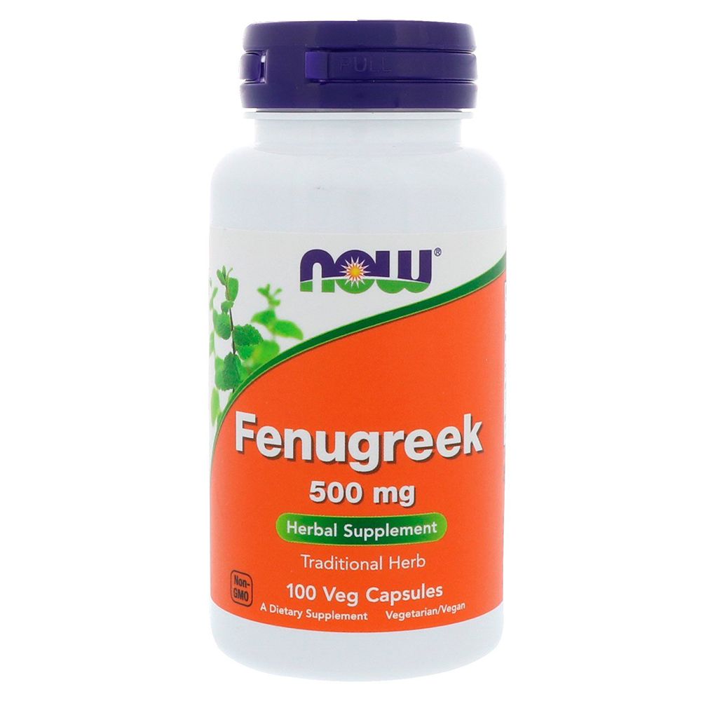 NOW - Fenugreek 500 mg 100 Veg Capsules