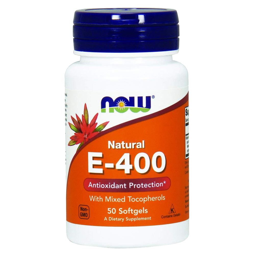 NOW - Vitamin E-400 IU Mixed Tocopherols 50 Softgels