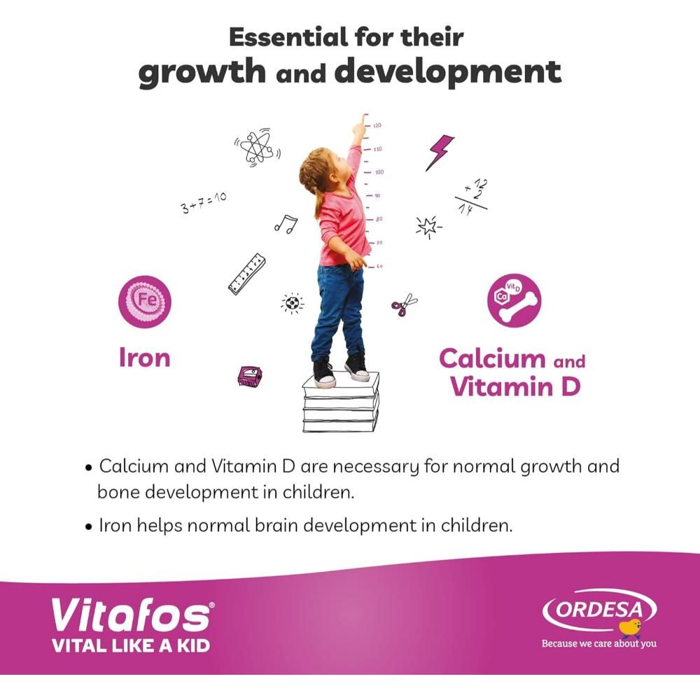 Vitafos Nutritional Formula Milk 400g 1 Year +  Vanilla