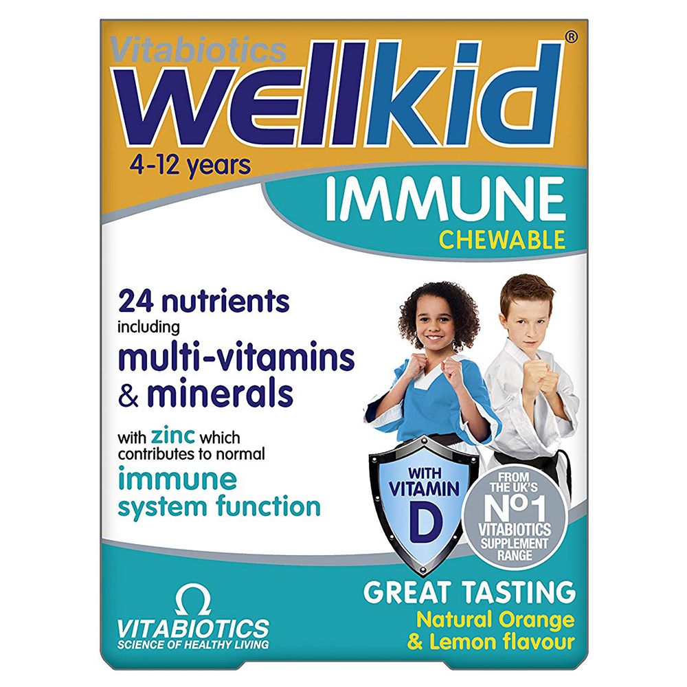 Vitabiotics - Wellkid Immune Chewable 30 Tablets