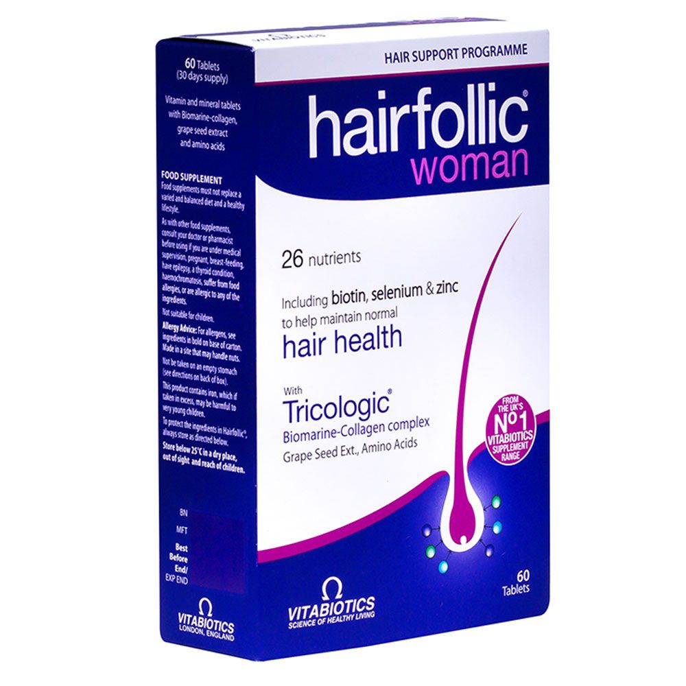 Vitabiotics - Hairfollic Woman 60 Tablets