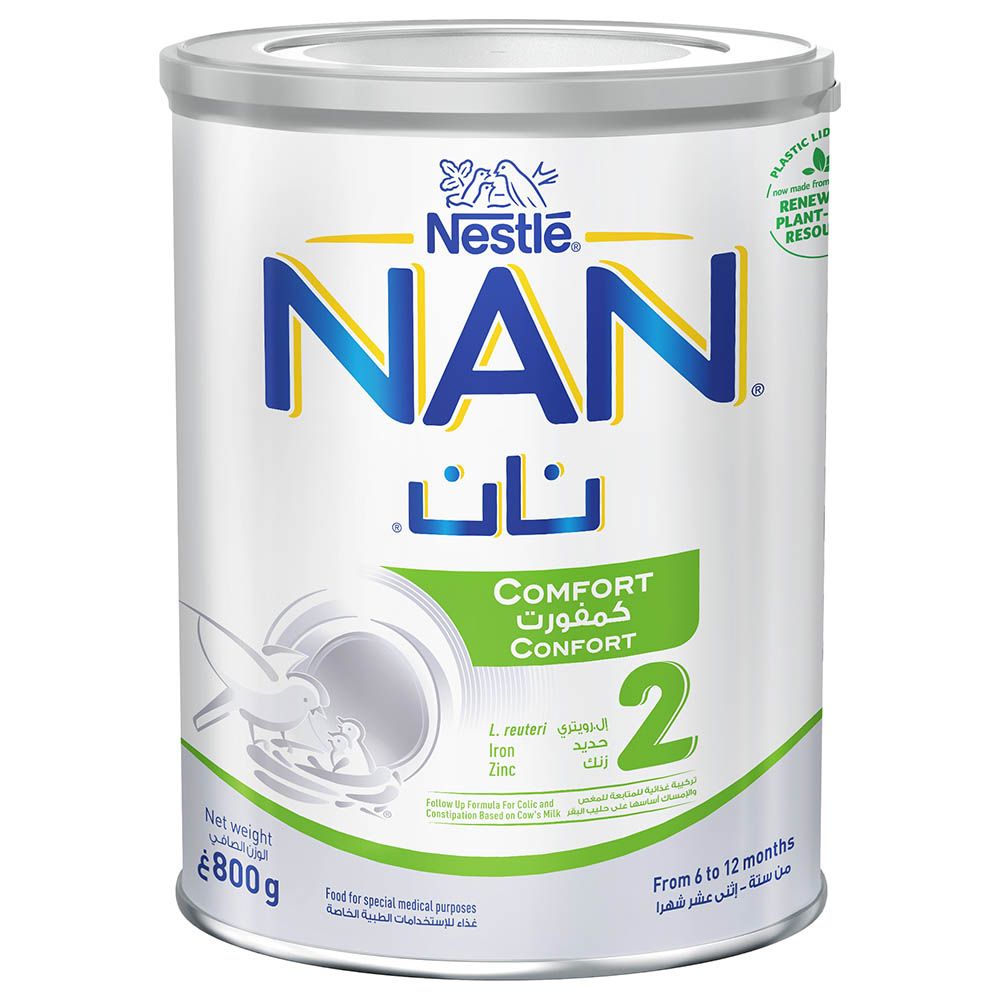 Nestle Nan Comfort 2 - Follow Up Formula For Colic & Constipation 800g