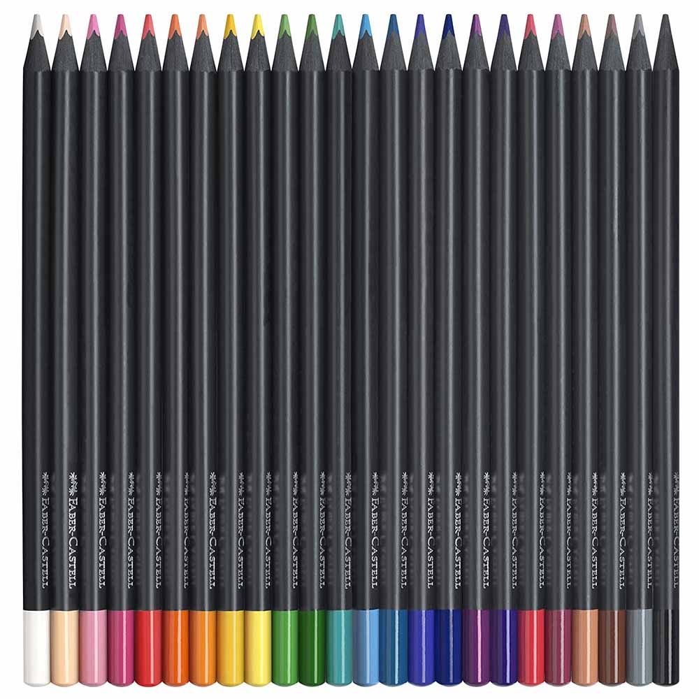 Faber-Castell - Black Edition Colour Pencils 24 Colours