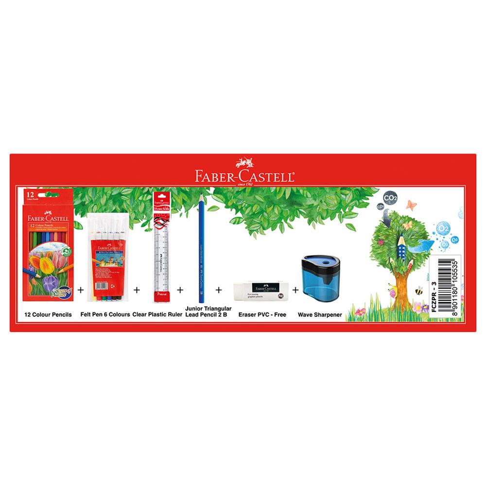 Faber-Castell - Colouring School Kit