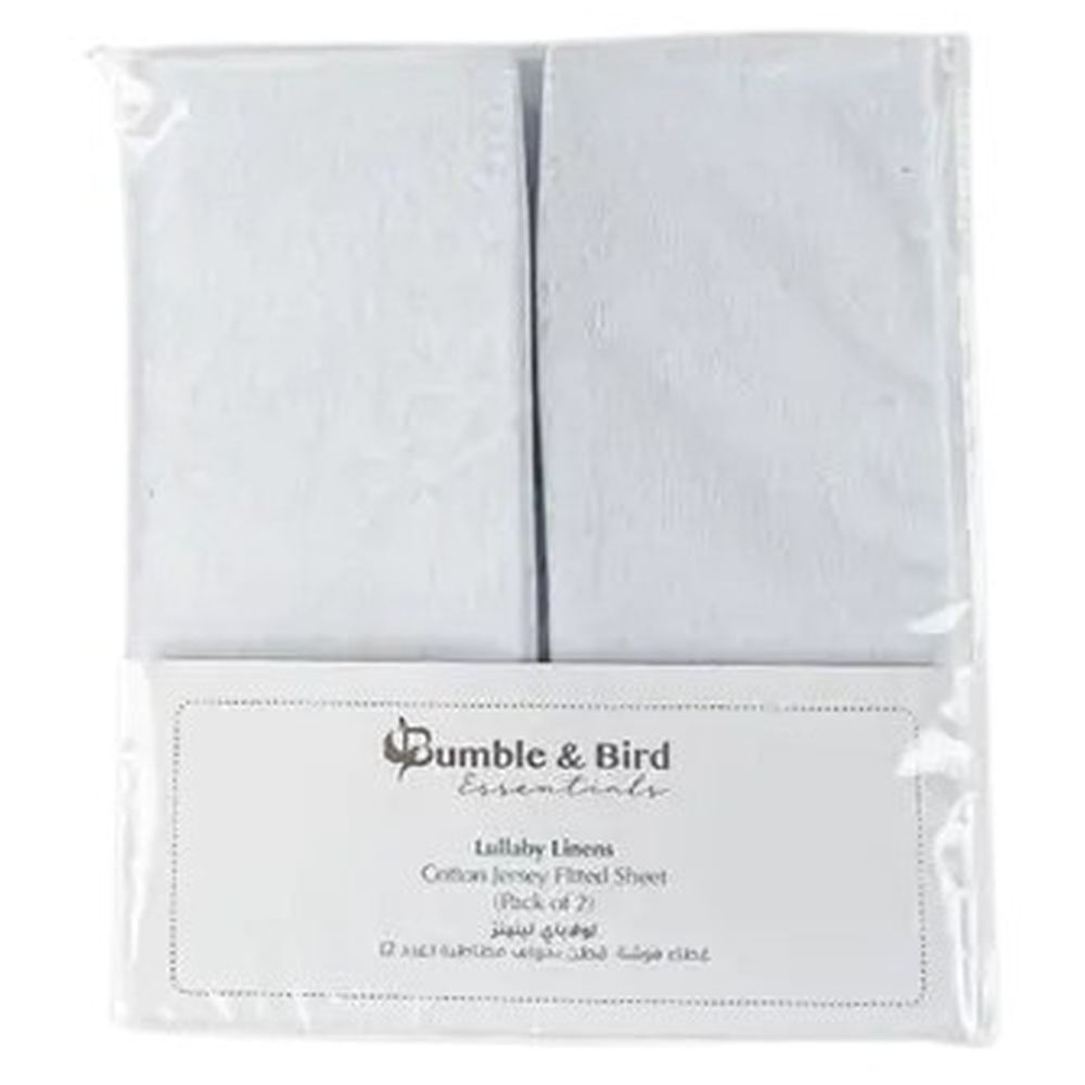 Bumble & Bird - Basic Cotton Jersey Fitted Sheet - 2pcs