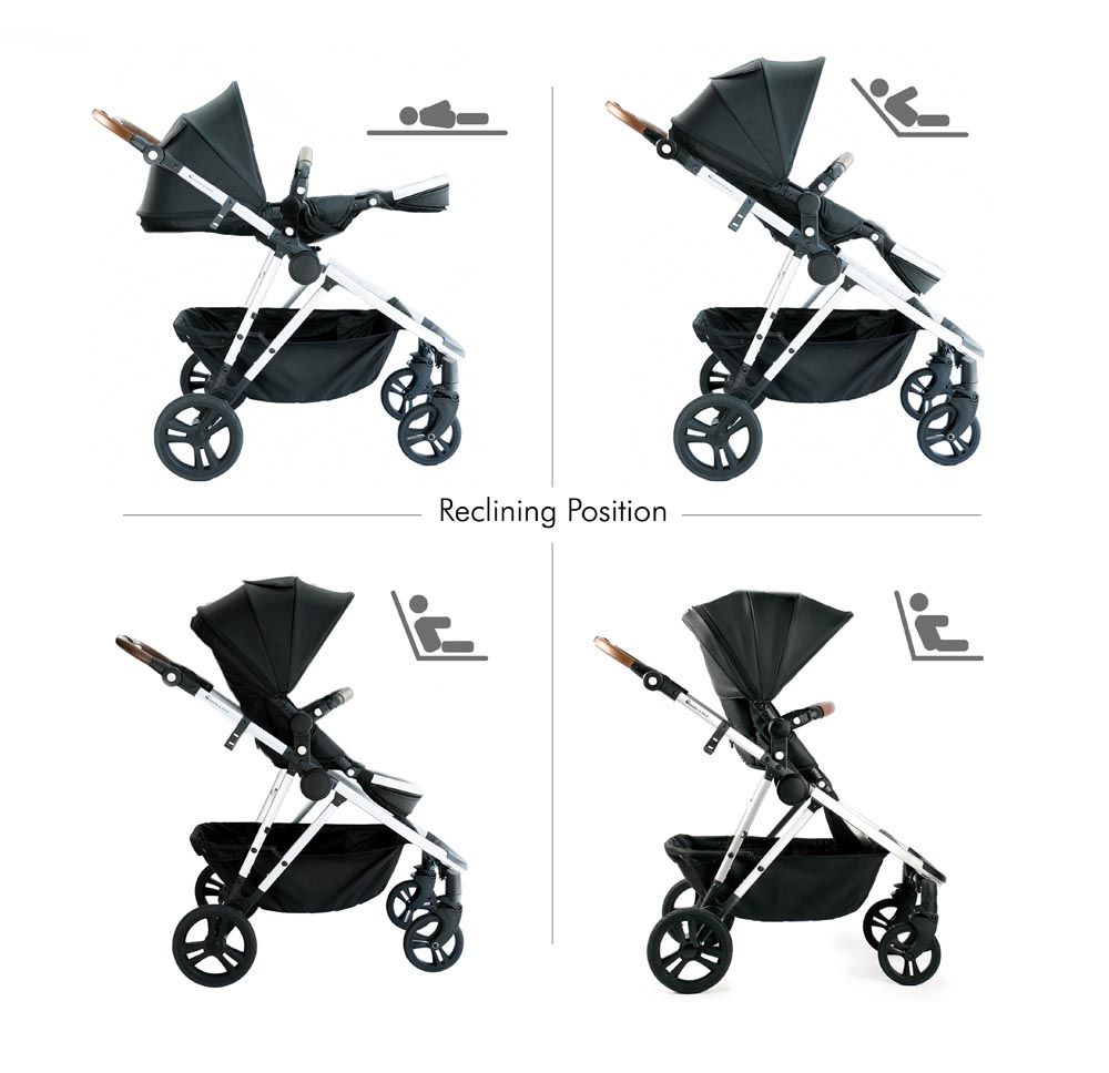 Bumble & Bird - Dove Complete Stroller - Black (Exclusive)