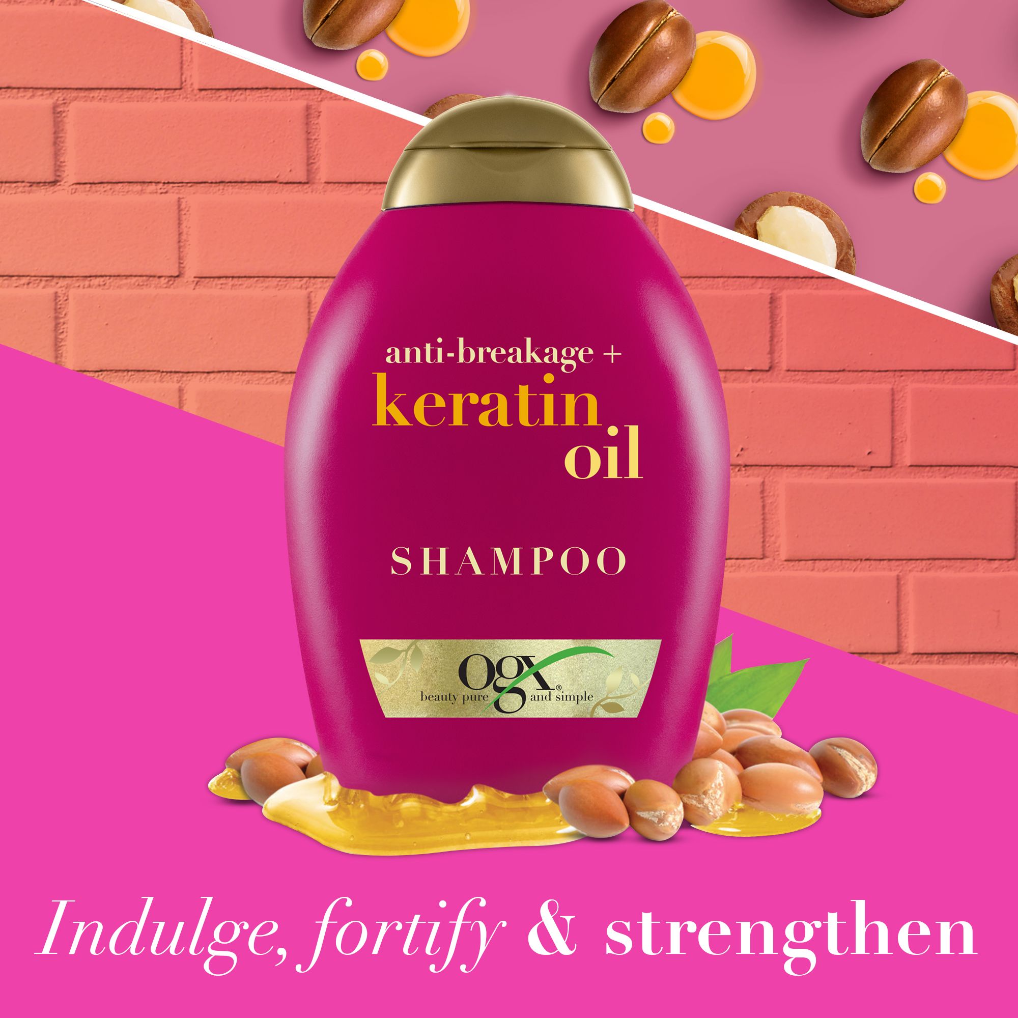 OGX - Shampoo Anti - Breakage + Keratin Oil 385ml