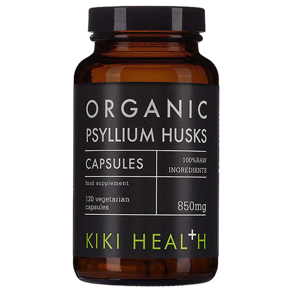 KIKI Health - Organic Psyllium Husks 120 Vegicapsules