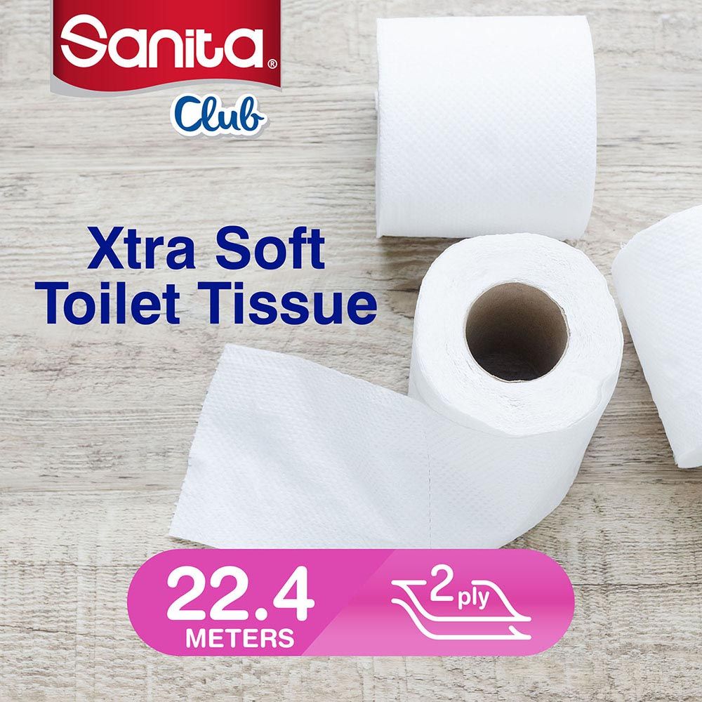 Sanita - Toilet Paper - 16+4 Rolls - 200 Sheets 