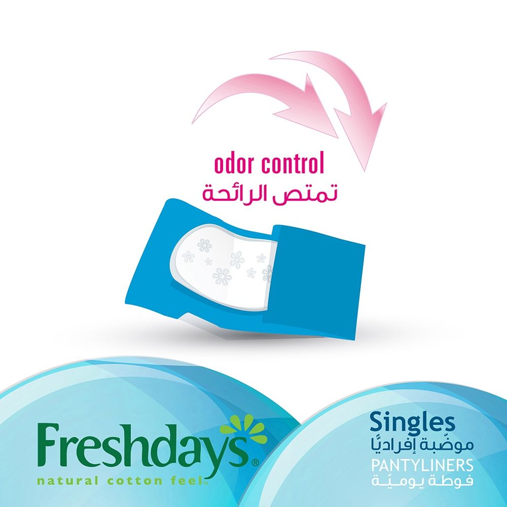 Freshdays - Daily Liners Normal Singles 34pcs