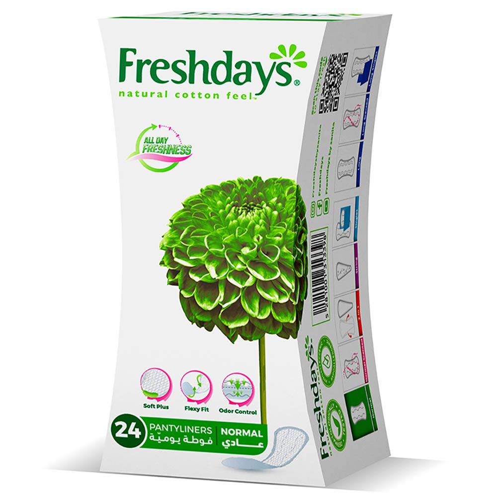 Freshdays - Daily Liners Normal - 24 Pads