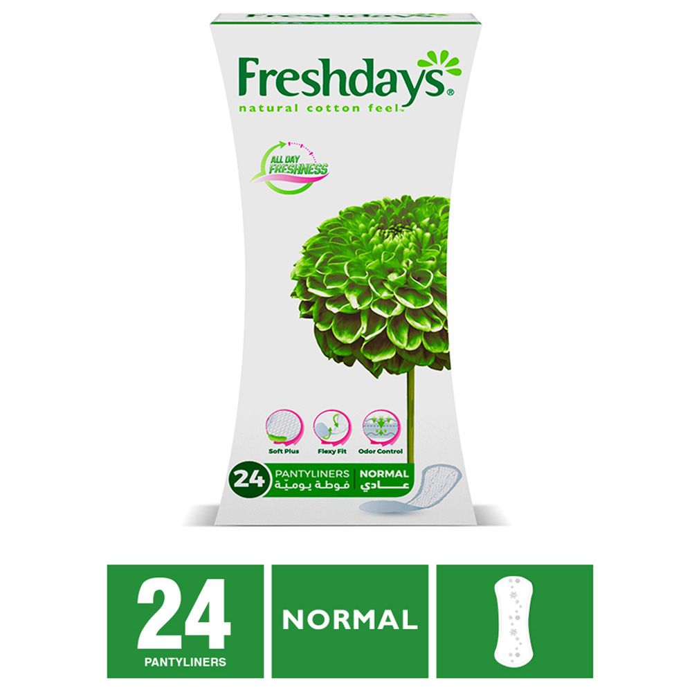 Freshdays - Daily Liners Normal - 24 Pads