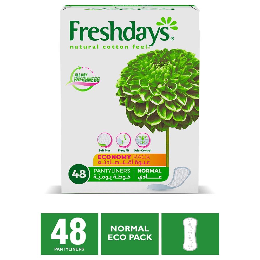 Freshdays - Daily Liners Normal - 48 Pads