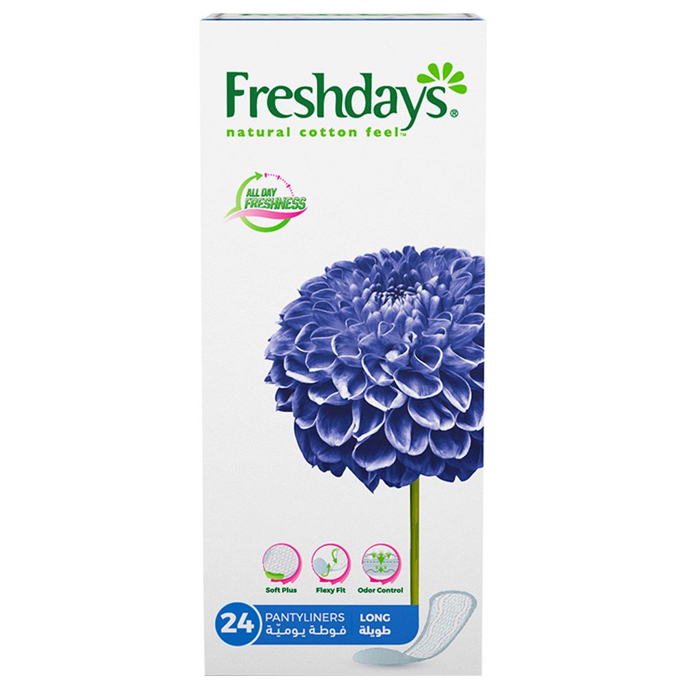 Freshdays - Daily Liners Long - 24 Pads