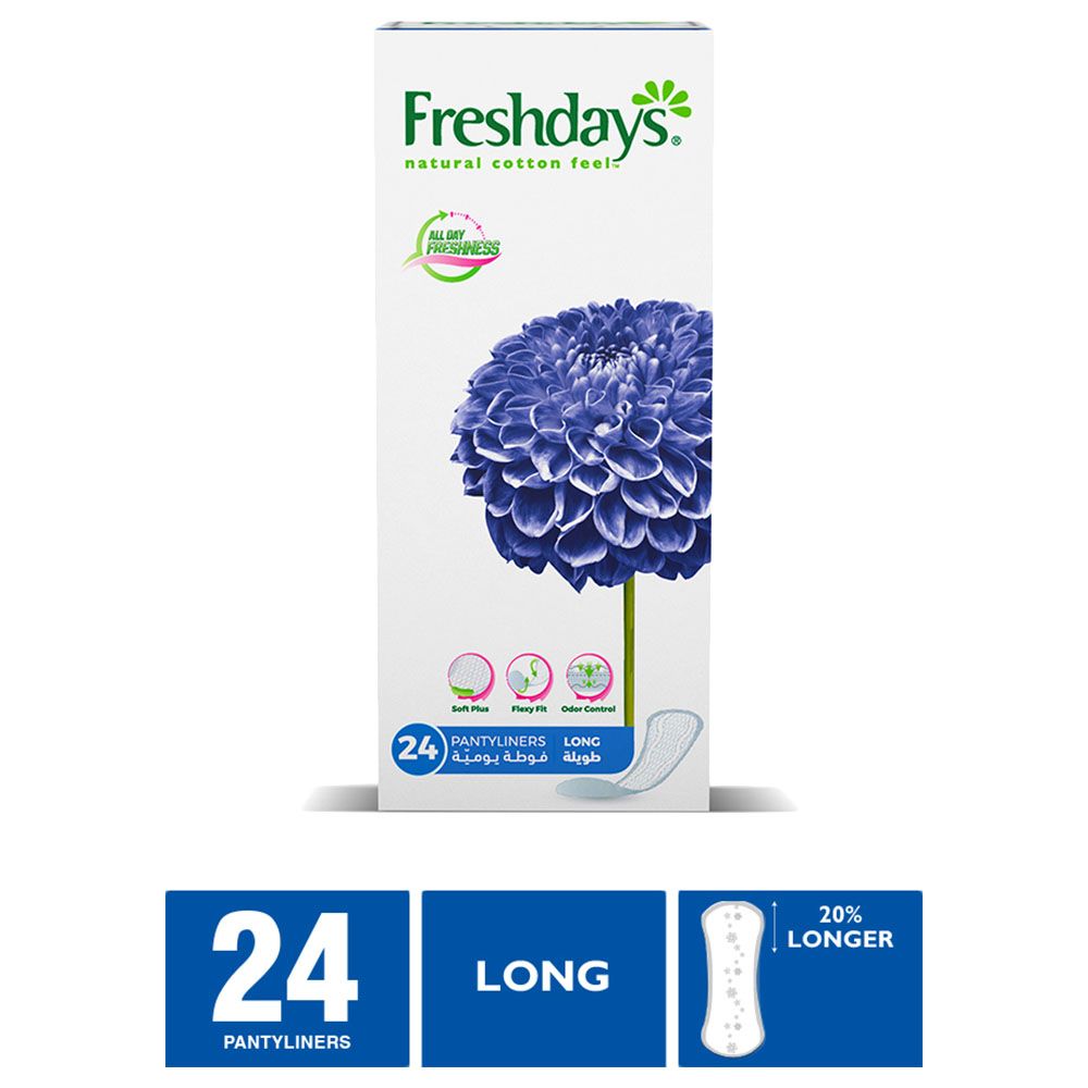 Freshdays - Daily Liners Long - 24 Pads