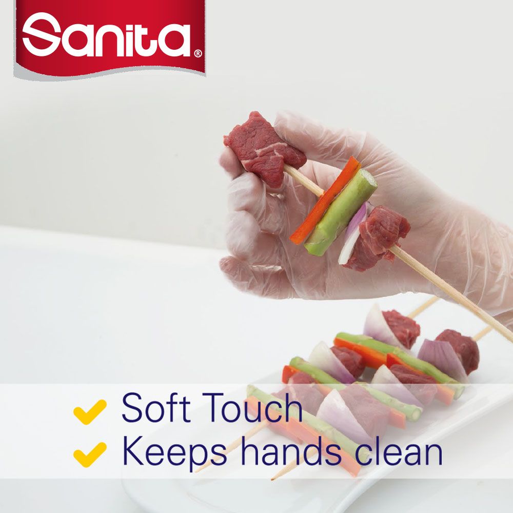 Sanita - Disposable Non-Powdered Gloves Small 100 Gloves