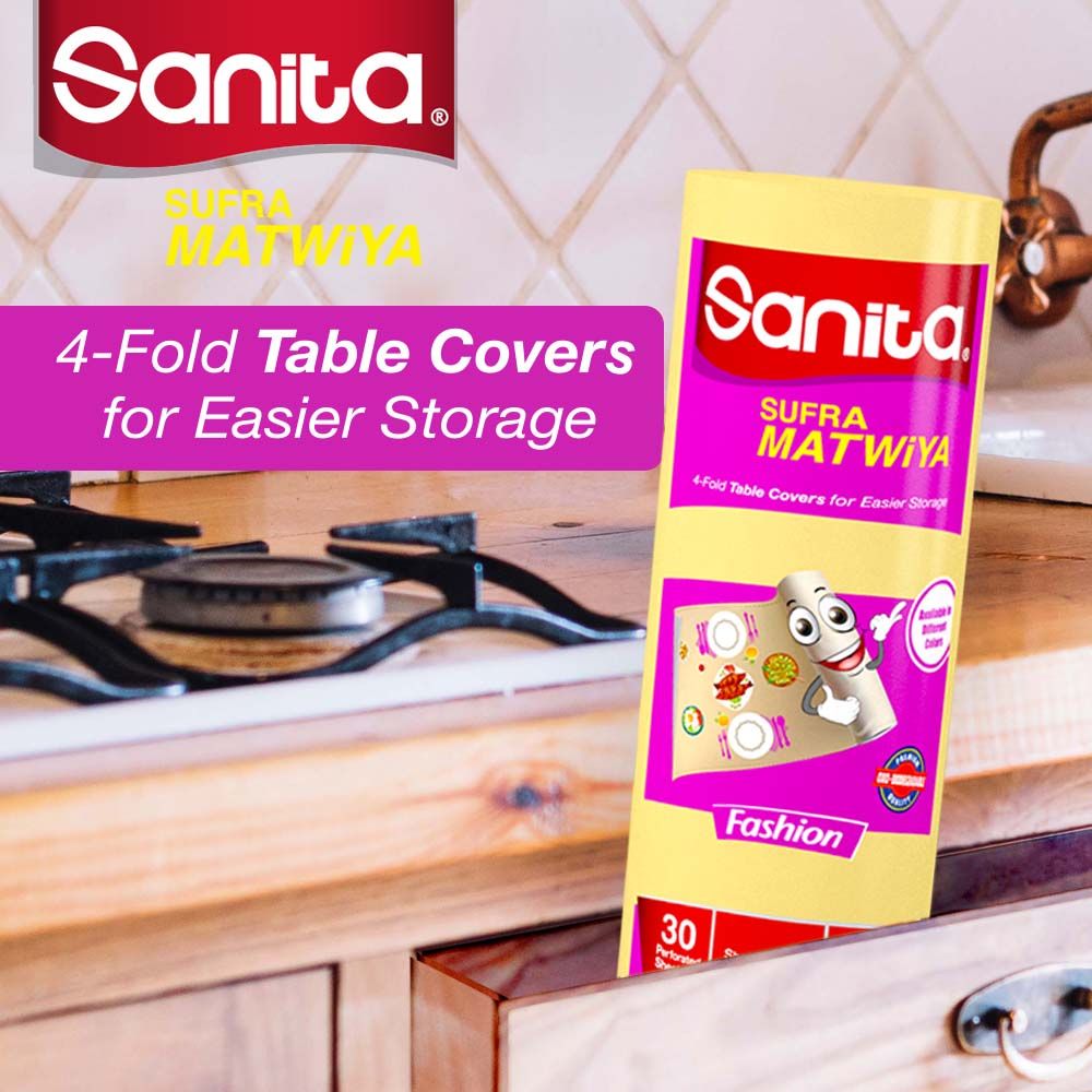 Sanita Sufra Matwiya Table Cover Disposable Large 30 Sheets - Assorted