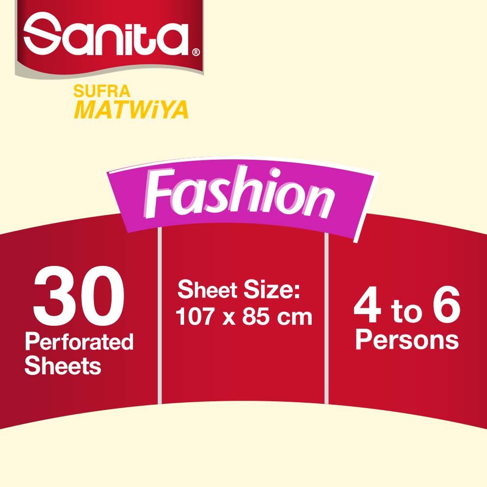 Sanita Sufra Matwiya Table Cover Disposable Large 30 Sheets - Assorted