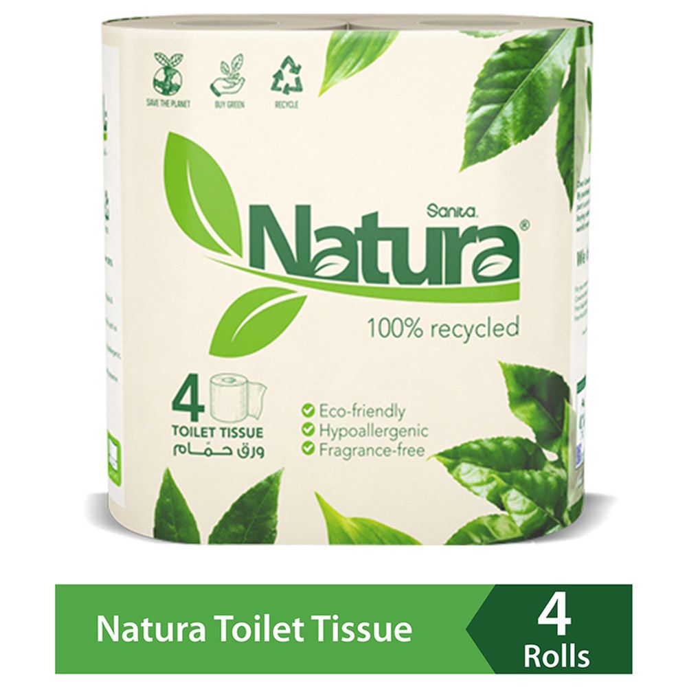 Natura - Toilet Tissue 2 Ply Emb - 200 Sheets - 4 Rolls