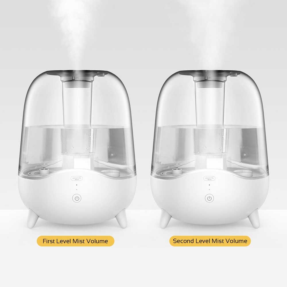 Deerma - Crystal Clear Ultrasonic Cool Mist Humidifier 5L - White