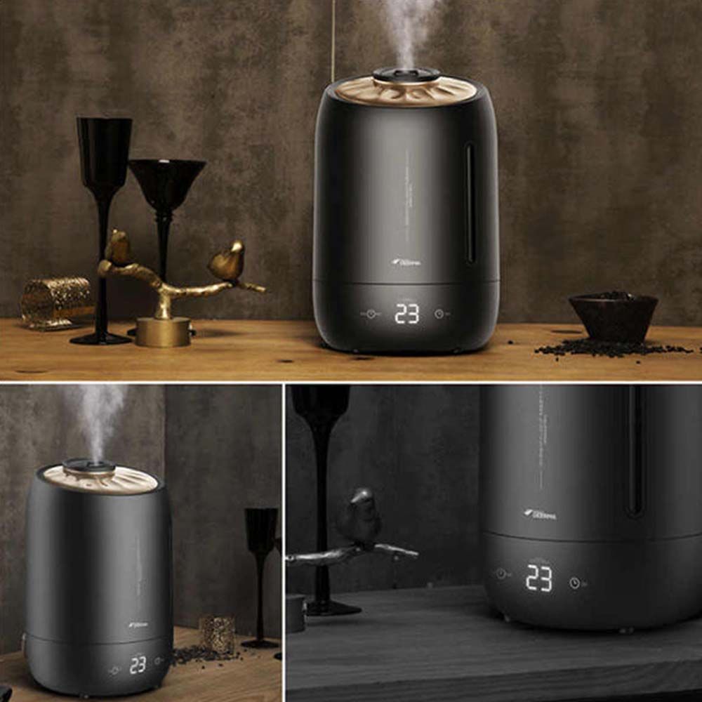 Deerma - Aromatherapy Three Gear Ultrasonic Humidifier 5L - Black