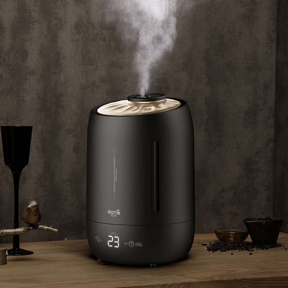 Deerma - Aromatherapy Three Gear Ultrasonic Humidifier 5L - Black