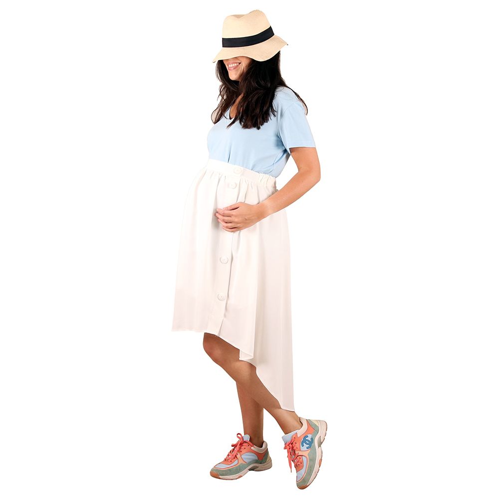 Oh9shop - Skirt - White