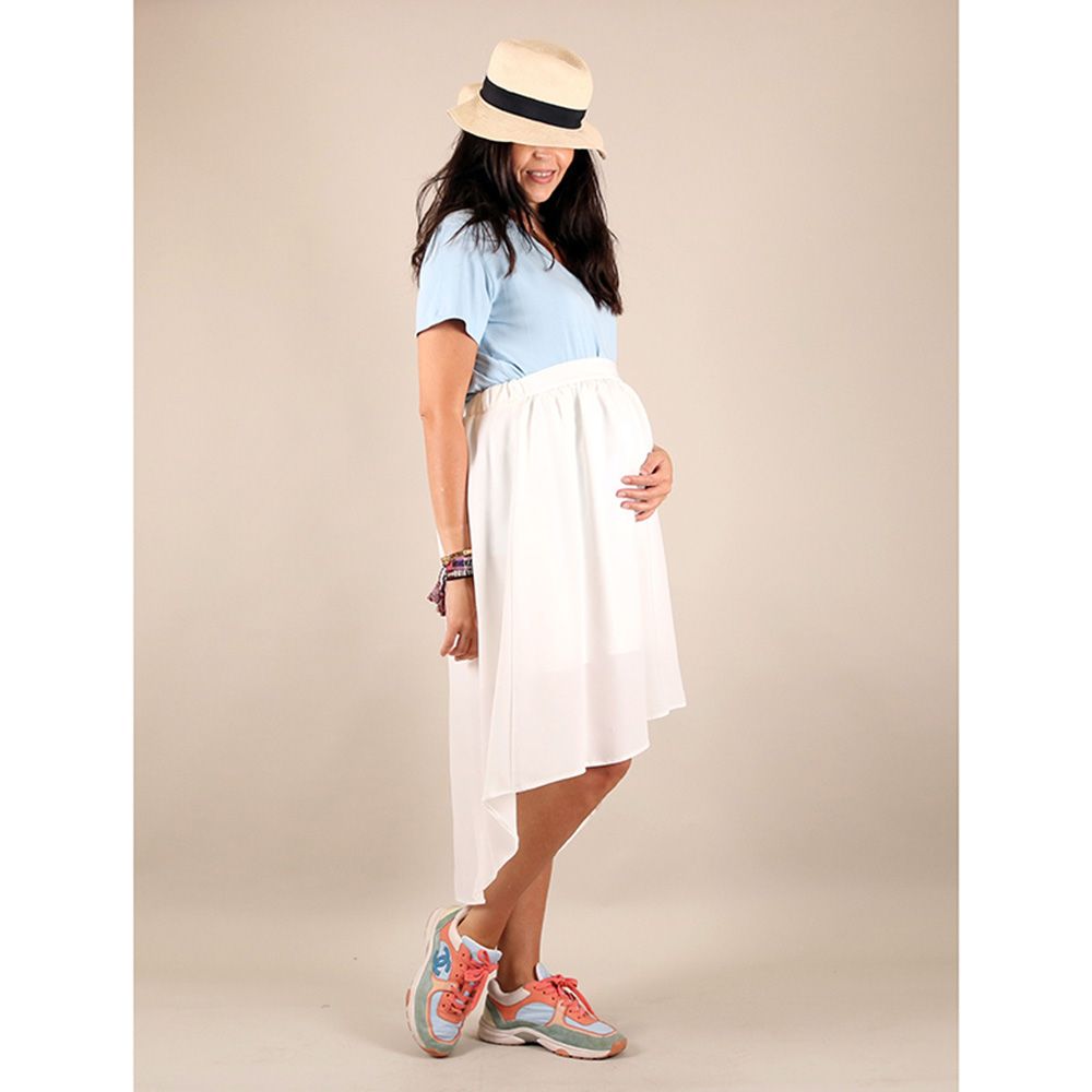 Oh9shop - Skirt - White