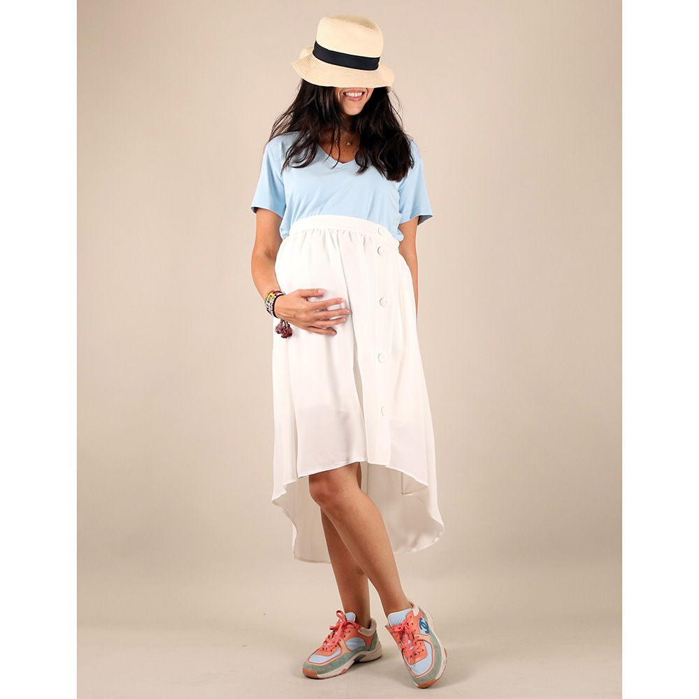 Oh9shop - Skirt - White