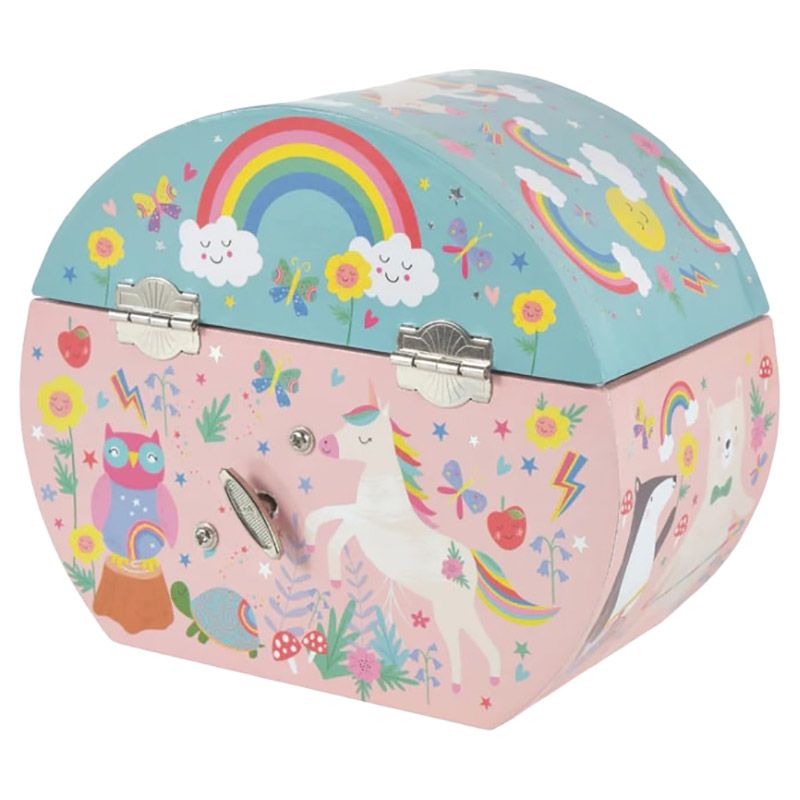 Floss & Rock - Rainbow Fairy Oval Jewellery Box