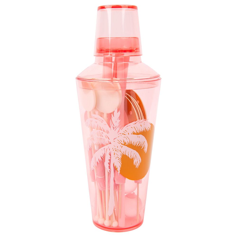 Sunnylife - Desert Palms Cocktail Essentials Kit - Powder Pink