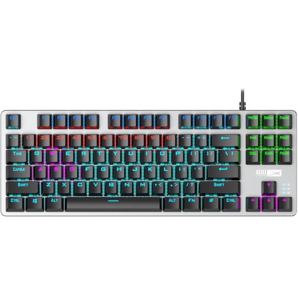 Altec Lansing - Wired Gaming Keyboard - Silver