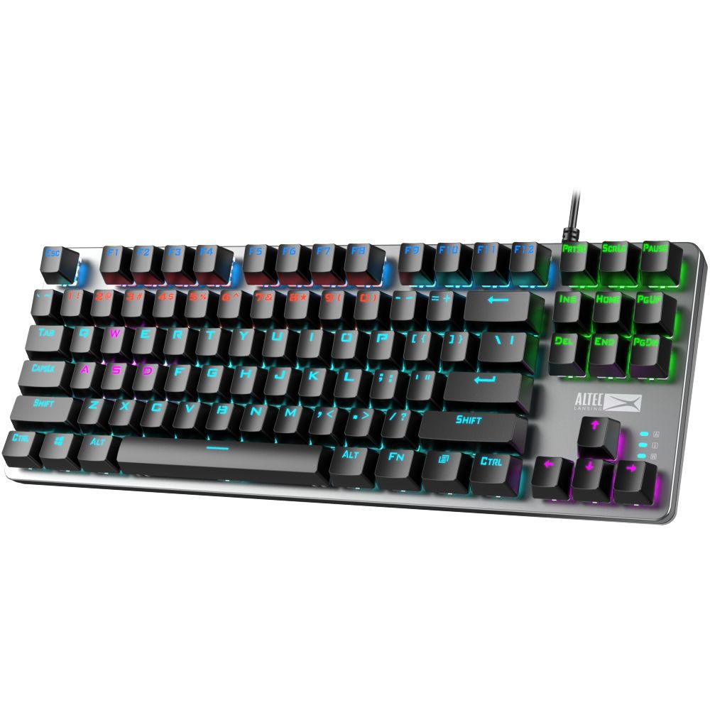 Altec Lansing - Wired Gaming Keyboard - Silver