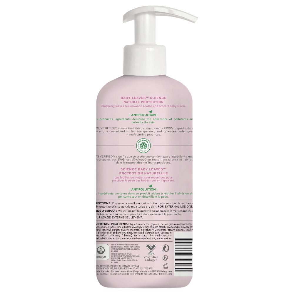 Attitude - Fragrance Free Baby Leaves Body Lotion 473ml