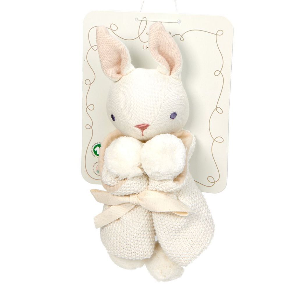 Threadbear Design - Baby Bunny Comforter - Cream