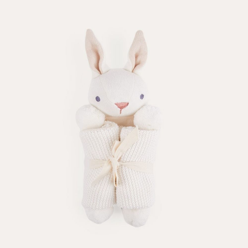 Threadbear Design - Baby Bunny Comforter - Cream