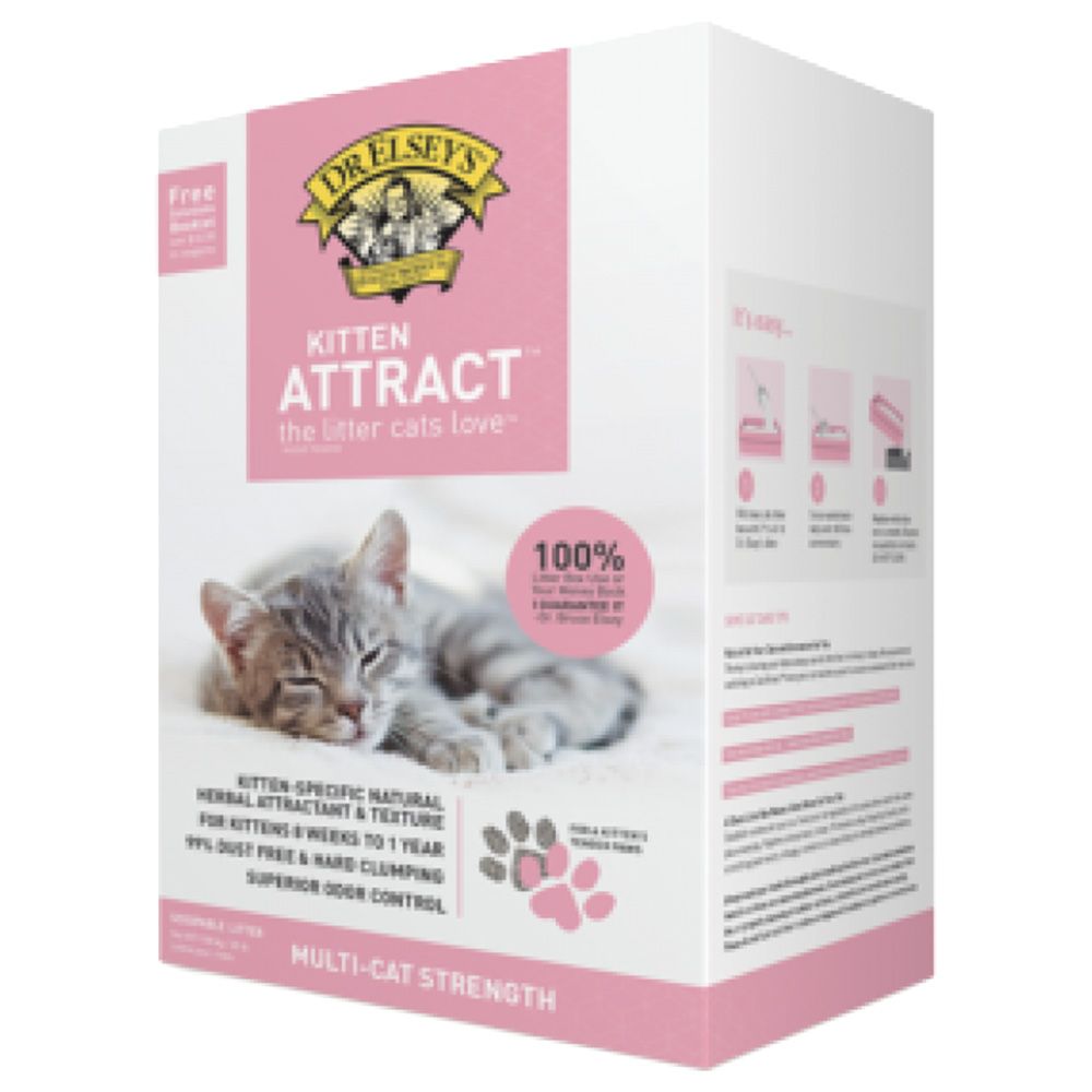 Dr Elsey's - Precious Herbal Attractant Kitten Clay Litter 9kg