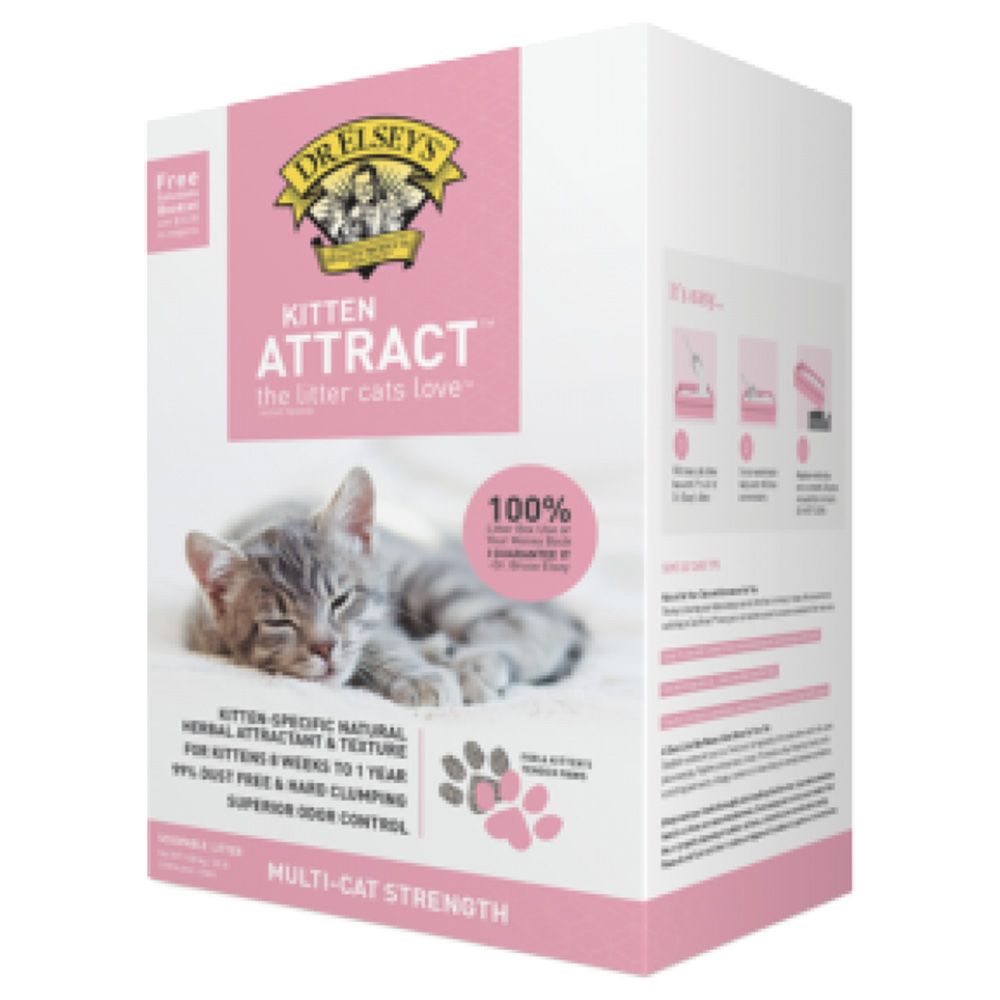 Dr Elsey's - Precious Herbal Attractant Kitten Clay Litter 9kg