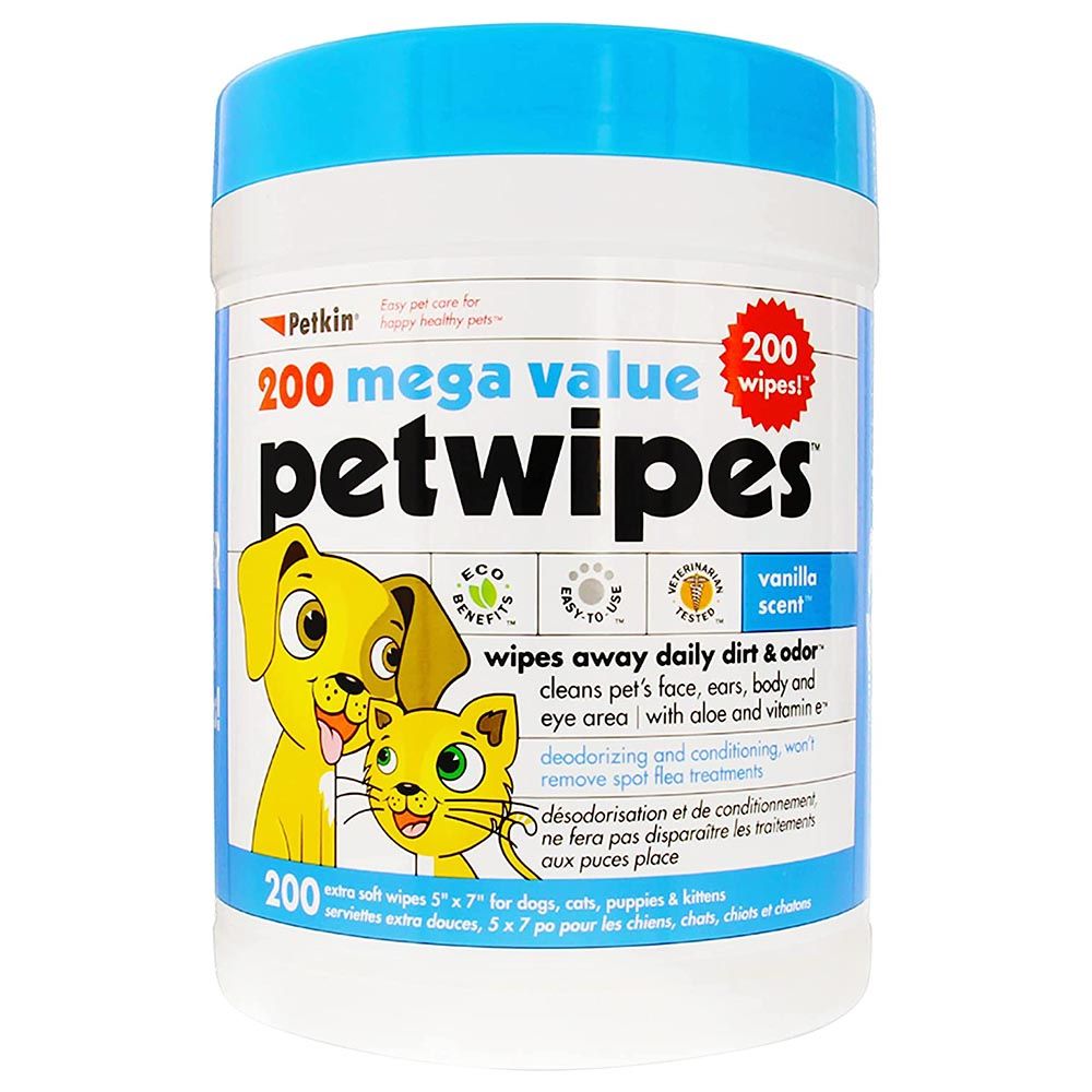 Petkin - Pet Wipes - 200Pcs