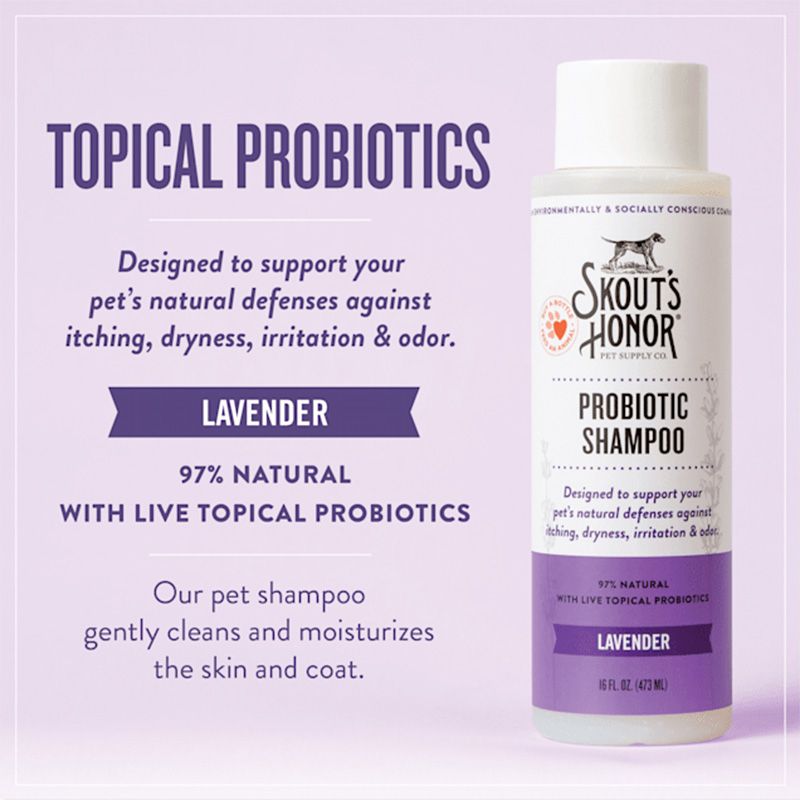 Skout's Honor - Pet Probiotic Shampoo 475ml - Lavender