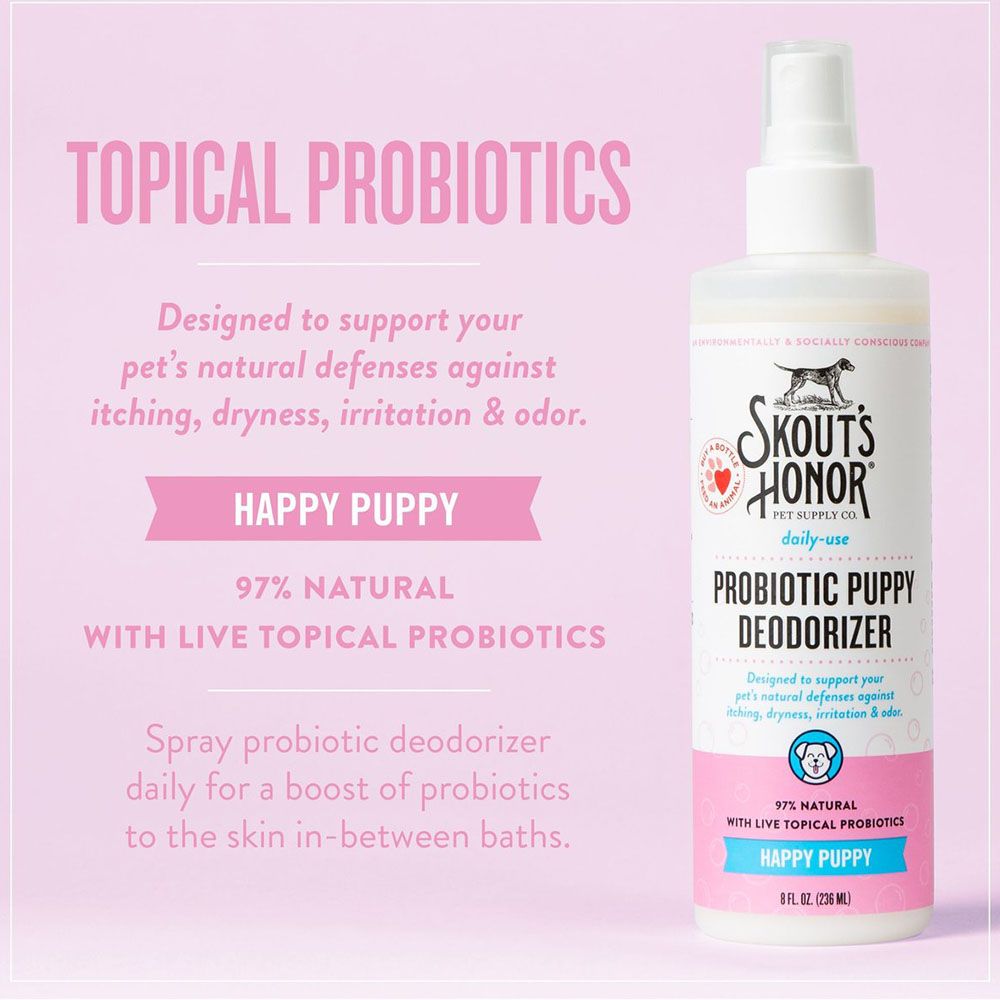 Skout's Honor - Pet Probiotic Deodorizer 8oz - Happy Puppy