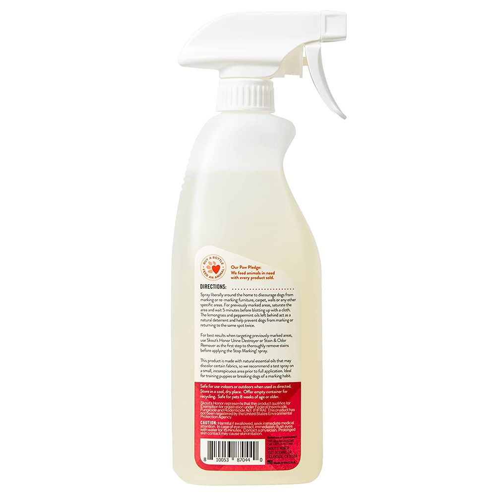 Skout's Honor - Pet Stop Marking! Preventative Spray 828ml