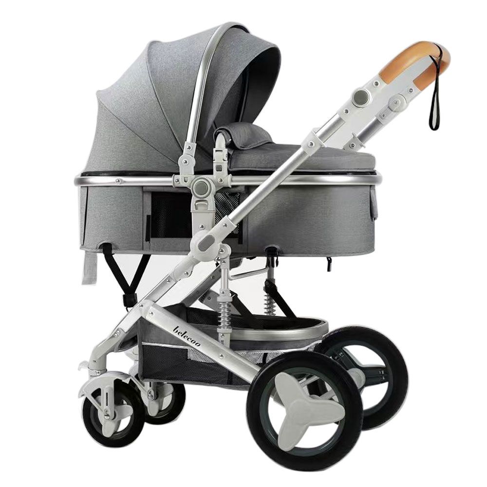 Belecoo 5 3-in-1 Lite Stroller - Grey