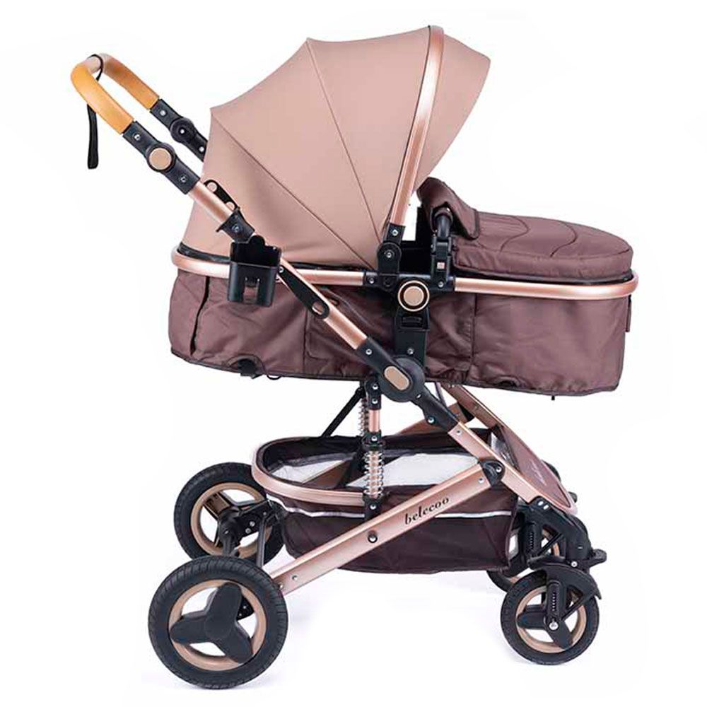 Belecoo 5 3-in-1 Lite Stroller - Khaki