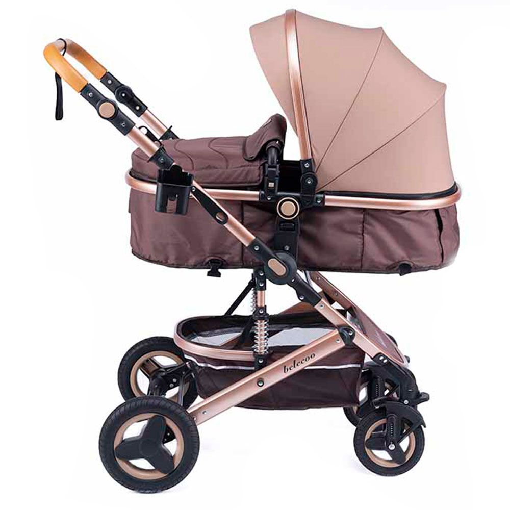 Belecoo 5 3-in-1 Lite Stroller - Khaki