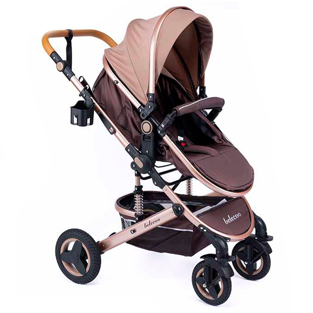 Belecoo 5 3-in-1 Lite Stroller - Khaki