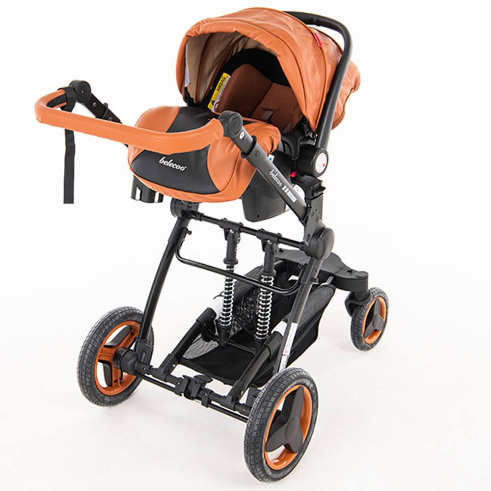 Belecoo 8 Khaki - 4-in-1 Luxury Travel System